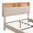 Isenberg Vella Upholstered Bookcase Platform Bed-122462497-122462496