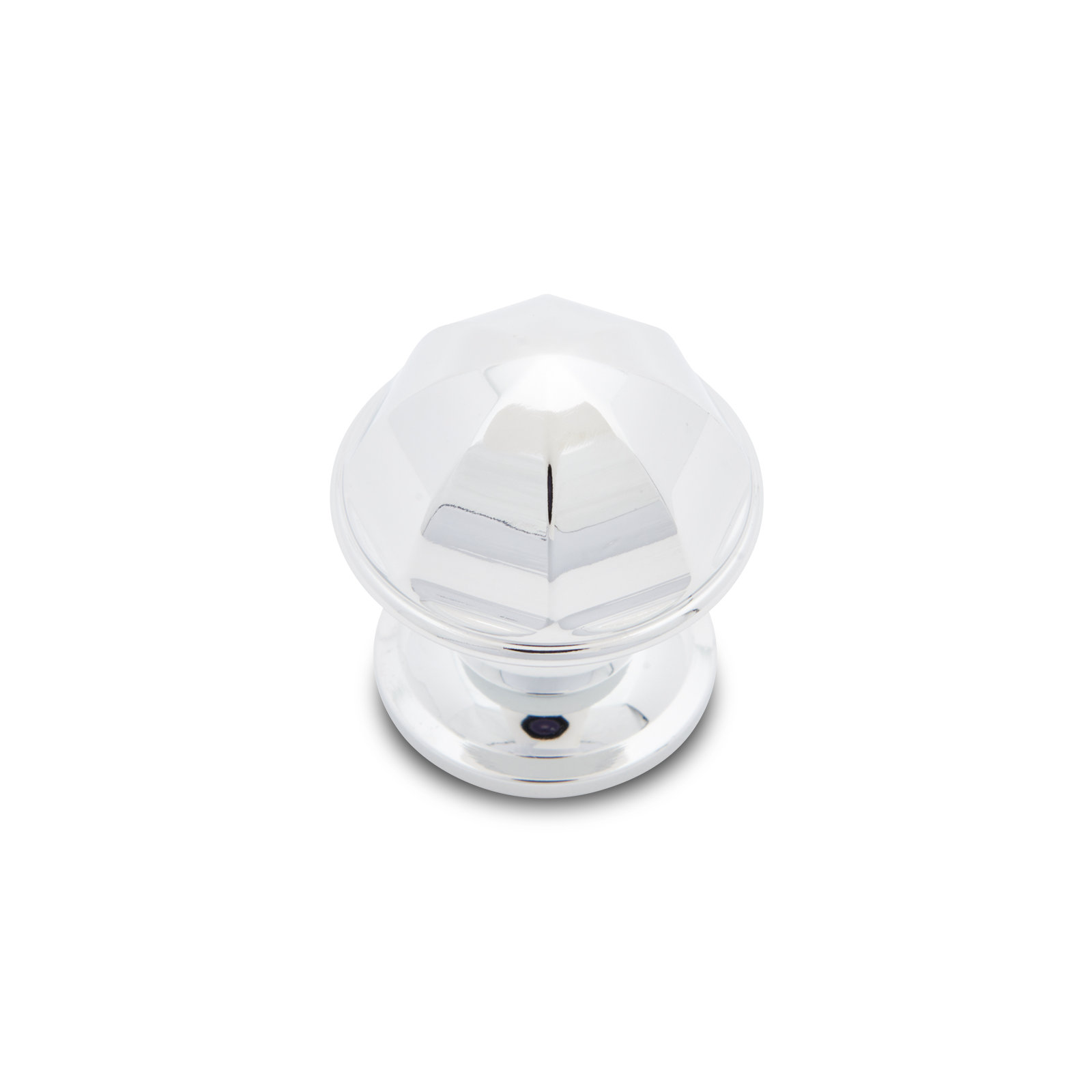 Contoured Dome 1 1/16" Knob CK Series, Polished Chrome