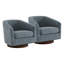 Fauteuil demi-tonneau pivotant Bennett (ensemble de 2)-1037113305