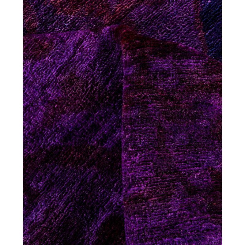 Overdyed One-of-a-Kind 8' 1" X 9' 10" Hand Knotted Area Rug