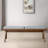 Keira Fabric Bench with Hidden Storage, Perfect for Entryways and Living Rooms, Combining Style and Functionality.