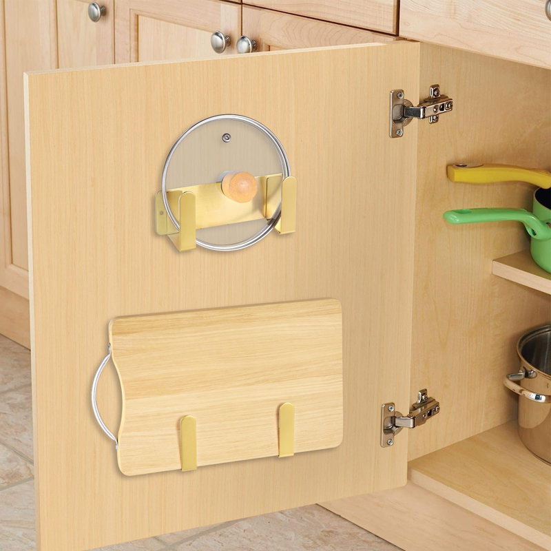 Stainless Steel Pot Rack, Gold