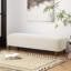 Repose-pieds confortable, blanc