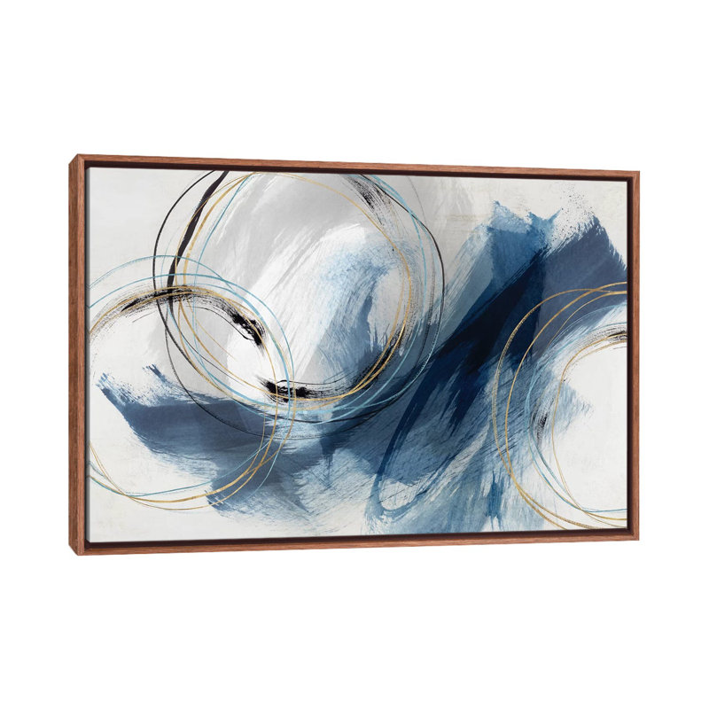 Detour by Isabelle Z Graphic Art Print, 32" H x 48" W, Floater Framed Canvas, Classic Wood