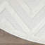 Tapis intérieur / extérieur ivoire / blanc Foundry Select-1735417315
