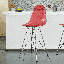 Tabouret de bar Juhani en acrylique moderne avec structure en acier chromé, tabouret fantôme sans dossier de 29,5 po de hauteur pour îlot de cuisine et table de pub, capacité de 300 lb robuste, siège en lucite transparent avec repose-pieds-1685343261