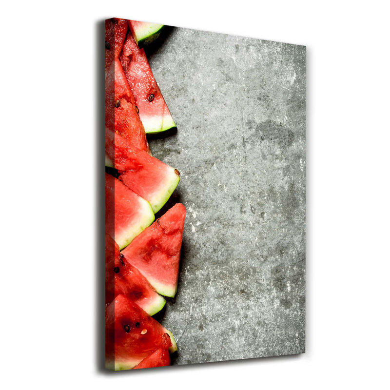 Watermelon - Wrapped Canvas Print