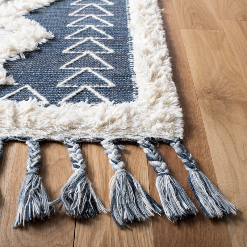 Southsea Natura Hand Woven Wool Southwestern Rug, Rectangle 6' x 9'