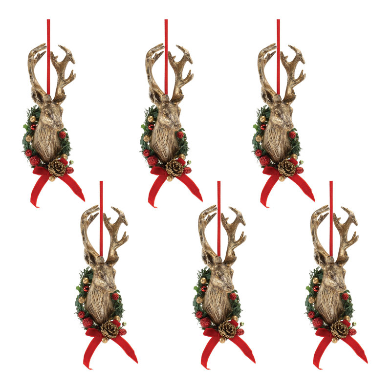 Deer Head Mount Ornament