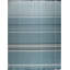 Hand-Knotted Wool Serene Blue Stripes Geometric Modern Contemporary Carpet Rug-1985077332