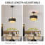 1 - Light Matte Black Drum Pendant