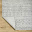 Warkentin Geometric Light Grey/Grey/White Area Rug-412063614