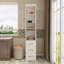 Armoire de rangement latérale avec trois tiroirs pour la chambre à coucher, le salon et la salle de bain
