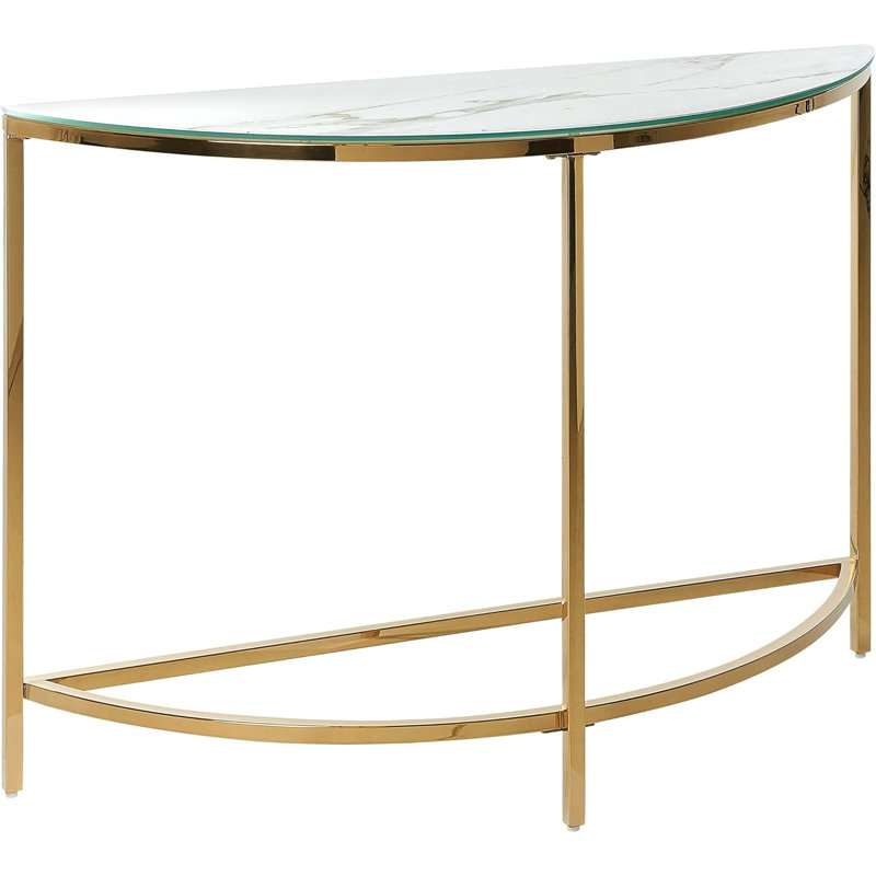 Mastropietro 111cm Glass Top Console Table
