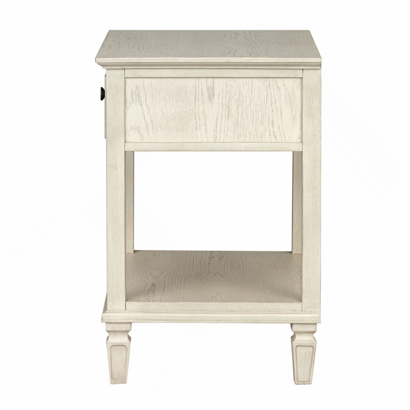Table de chevet crème antique