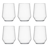 Fortessa Sole Outdoor Shatter Resistant BPA Free Premium Copolyester Plastic Drinkware 6 Pack, Terra Cotta Orange, Stemless Wine Glass