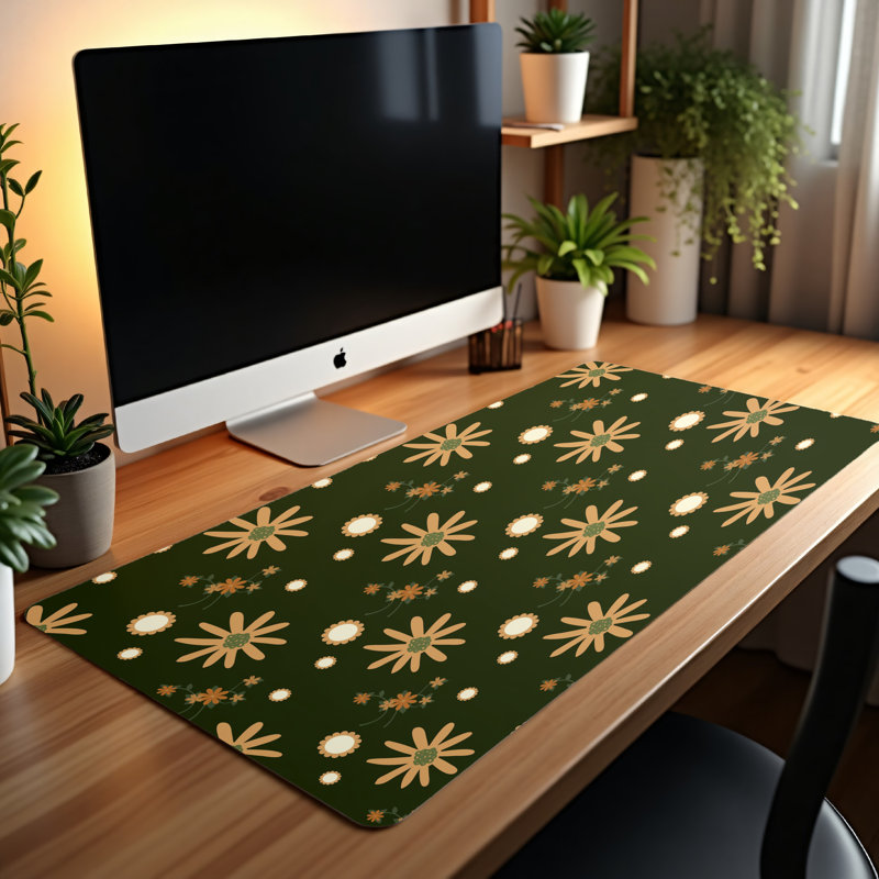 Polyester Desk Pad, 14.4x12.1
