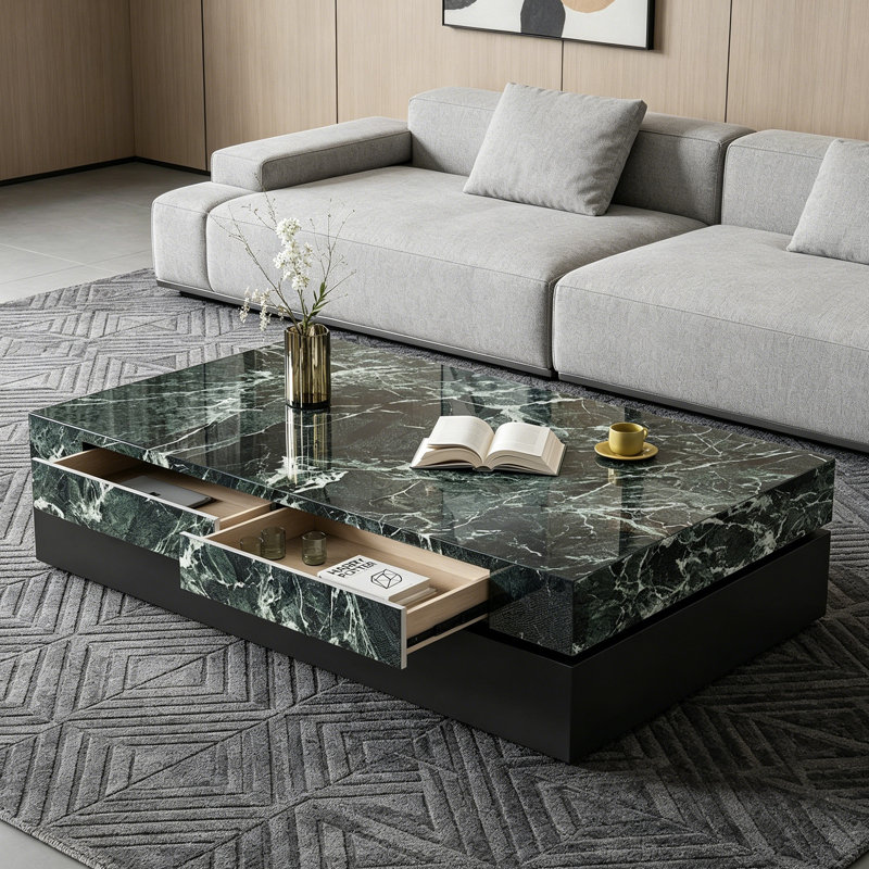 Garner, 15.74" H x 59.05" L x 31.49" W, Dark Green