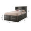 Lit plateforme avec rangement Elyne-700835595