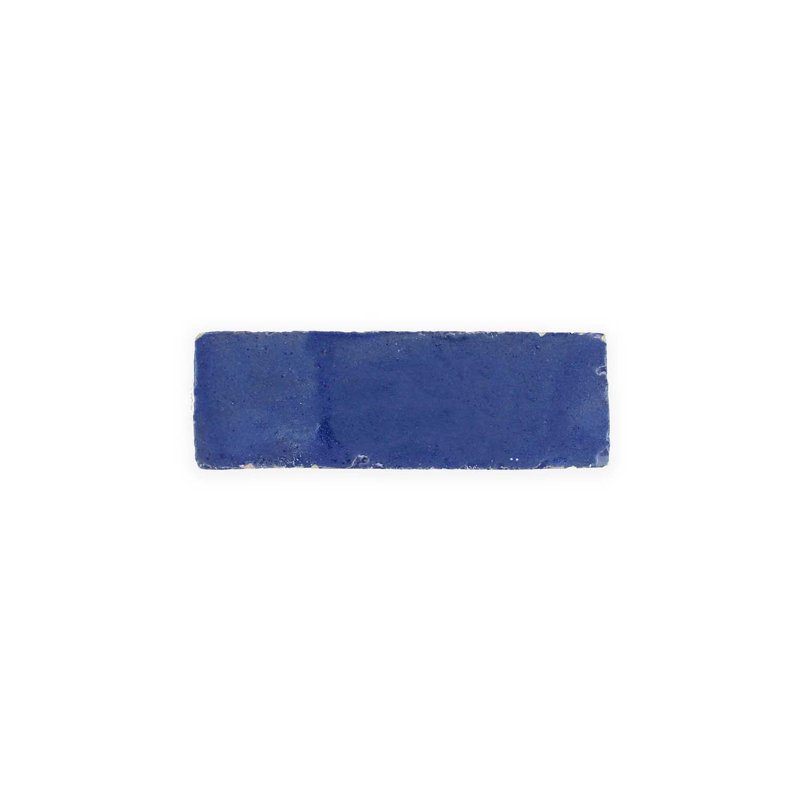 Moroccan Bejmat 5-1/2" x 1-3/4" Wall & Floor Tile, Mariana Blue