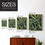 Reproduction encadrée Nocturnal Monstera II - bois massif-368414499-368414501