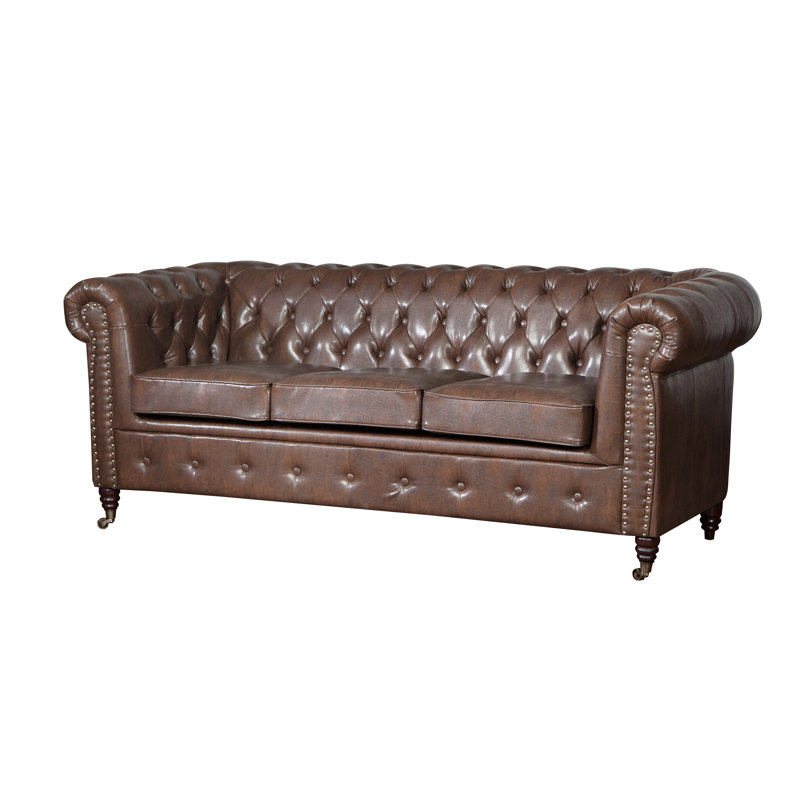 Batch Faux Leather Sofa