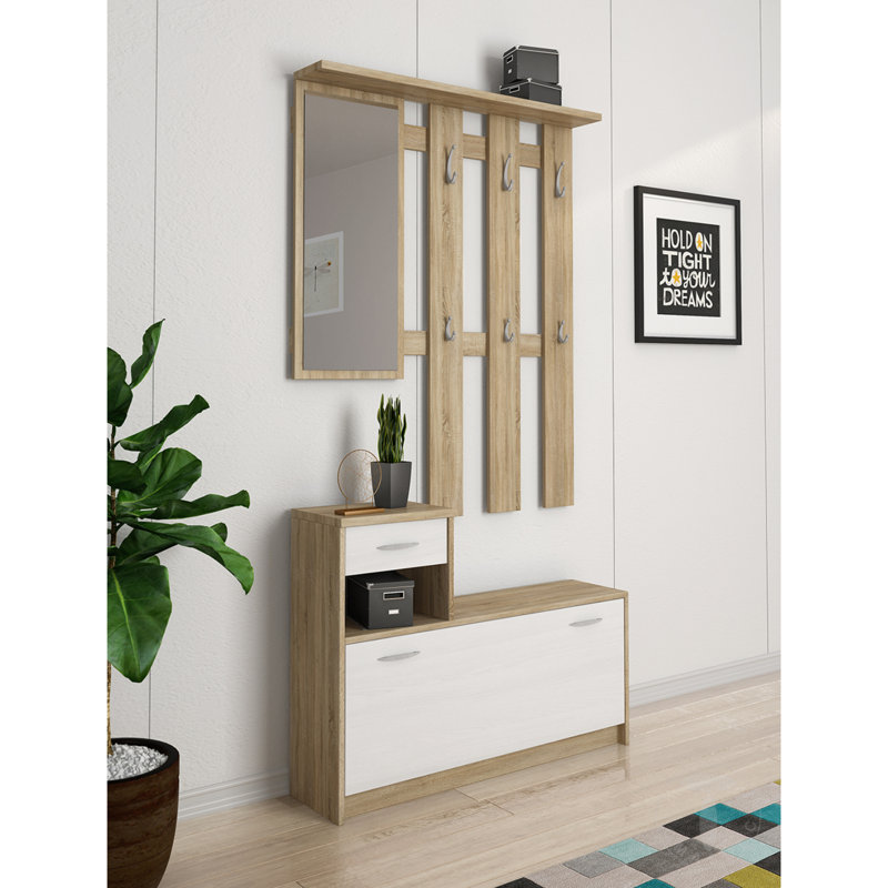 100cm W Manufactured Wood Shelving Unit