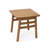18.5'' Acacia Outdoor Patio Side Table, Square Accent Table
