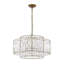Lustre tambour en cristal 5 lumières