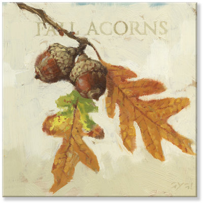 Elka " Fall Acorns Giclee Wall Art " by Darren Gygi