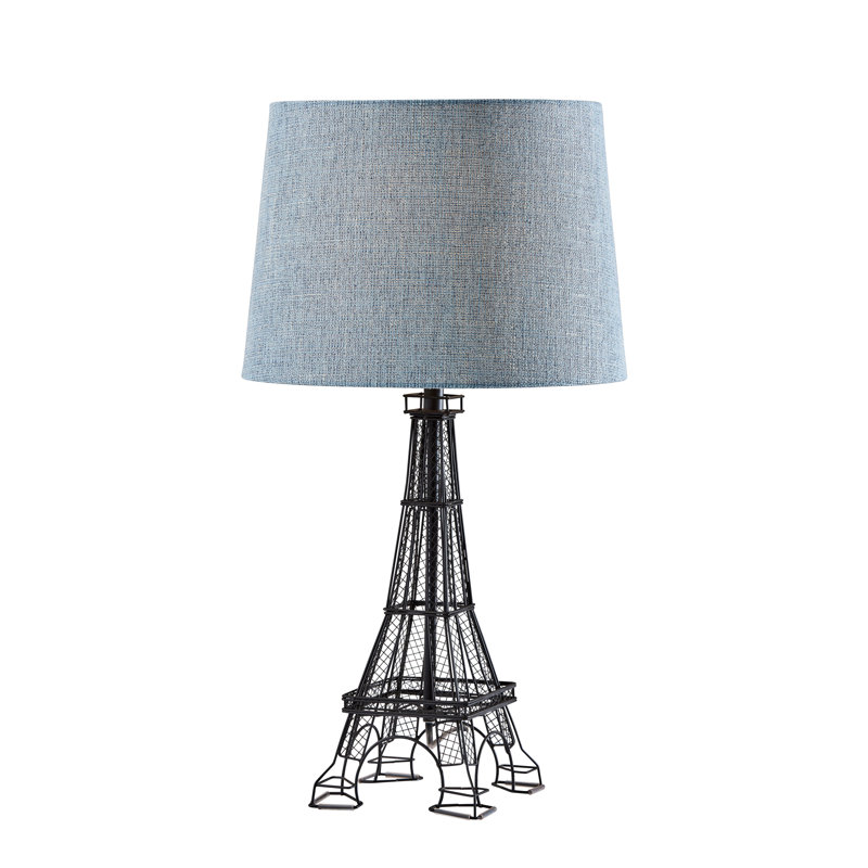 Eiffel Tower Table Lamp- Blue Shade