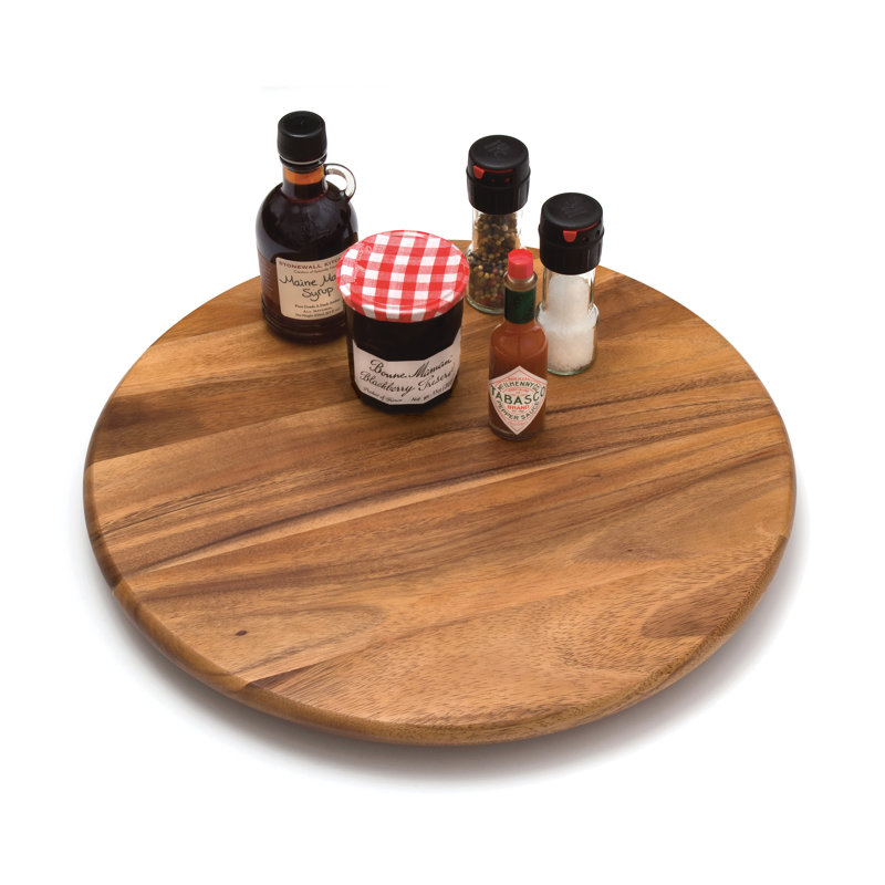 Service à vaisselle Lazy Susan, H 1,25 po x l 18 po x P 18 po