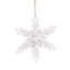 Ensemble de 6 décorations de flocons de neige en fer avec finition vieillie-555483156