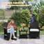Ensemble de conversation pour 2 personnes avec coussins Chirata-2070297834-2069786761