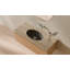 Lavabo de salle de bain ovale encastrable en résine 23,6 po x 16,4 po Badeloft UB-02-MBLK-71991835