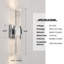 Applique murale à DEL en cristal Ernesta-1225132277