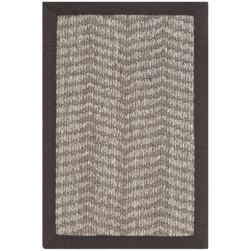 Ralph Lauren Chevron Sisal Solid Color Rug, Rectangle 2' x 3'