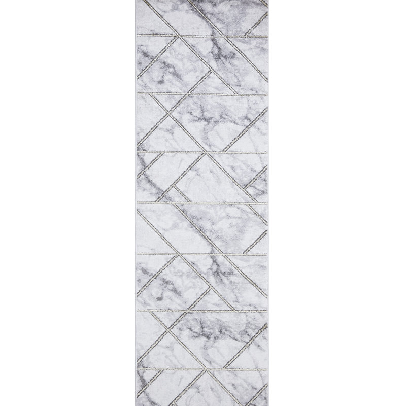 Perryopolis Geometric Indoor Rug, Runner 2'3" x 7'3"