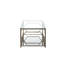 Table basse rectangulaire à 4 niveaux avec rangement Benson Edward à 4 niveaux Pangea Home-794338149