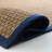 Auckland Bamboo Slat/Seagrass Natural / Blue Area Rug-46886613