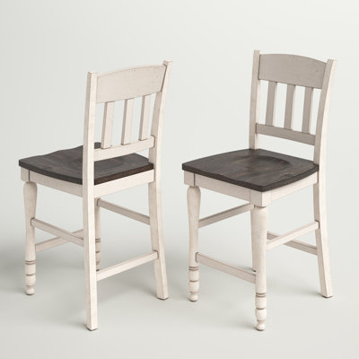 Karley Solid Wood Counter Stool