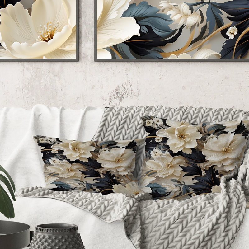 Motif victorien éthéré rococo Flourish Victorian XXVI - imprimé floral