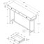 Table d'appoint 3 tiroirs Damari-550025905
