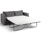 4 Inch Memory Foam Mattress Replacement For Sleeper Sofa And Couch Beds,Washable Cover,White (Sofa Not Included)