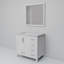 Meuble-lavabo décalé gauche L 36 po x P 22 po et miroir 34 po.-90699863-66637712