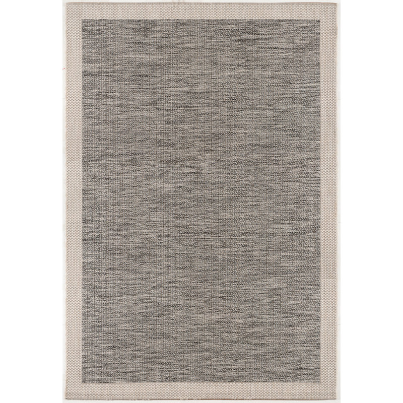 Tapis intérieur / extérieur gris Tinus, Tapis de couloir 2 pi 7 po x 5 pi