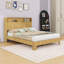 Lit plateforme tapissier avec tête de lit et tablette-603713930-603713940
