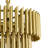 Dimmable 4-Light 2-Tier Drum Pendant Light