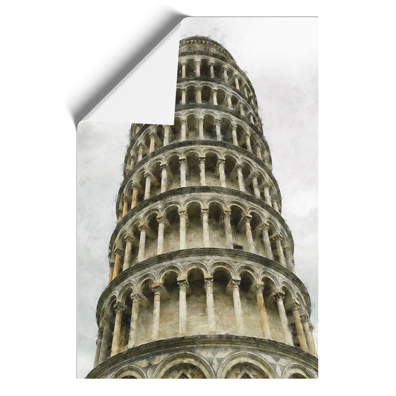Leaning Tower Of Pisa Vol.1 - No Frame Print, 42cm H x 30cm W x 0.1cm D