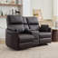 Hudson 2 Seater Faux Leather Sofa-110222715